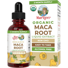 MARYRUTH'S USDA Organic Maca Root Liquid Drops, 1 Fl Oz | Vegan, Non-GMO, Gluten Free, Alcohol Free
