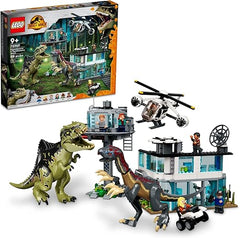 LEGO Jurassic World Giganotosaurus & Therizinosaurus Attack 76949 Building Toy Set; Fun for Kids Aged 9 and up (658 Pieces)