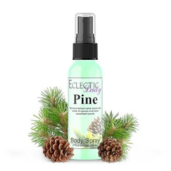 Eclectic Lady Pine Body Spray, Double Strength, 2 ounces, Body Mist for Women with Clean, Light & Gentle Fragrance, Cologne with Soft, Subtle Aroma For Daily Use