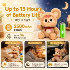 AI-Powered Plush Toy 11.8-Inch Interactive Talking Stuffed Animal Companion