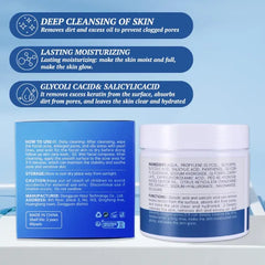 Glycolic Acid Resurfacing Pads 60 Count, 10% Ultra Pure Glycolic +2% Salicylic, Exfoliating Peel Pads for Face With Deep Cleaning, Exfoliating Effect for Women