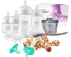 AVENT Philips Natural Baby Bottle Essentials Baby Gift Set, SCD839/02