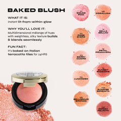 Milani Baked Blush, Bellissimo Bronze, 0.12 Ounce