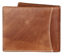 WildHorn Men WH1253 Travel Accessory- Bi-Fold Wallet - Tan Crunch