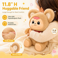 AI-Powered Plush Toy 11.8-Inch Interactive Talking Stuffed Animal Companion