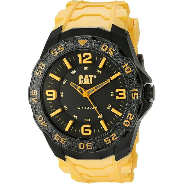 Caterpillar Cat Sport Watch for Men, Quartz, Rubber