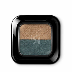 Kiko Milano Bright Duo Eyeshadow, 15 Classic Gold/Green Teal