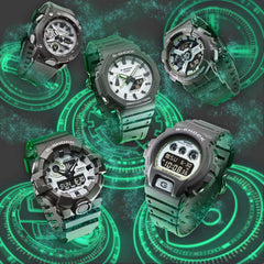 G-Shock Casio-GA-110HD-8ADR, Mens - Gray