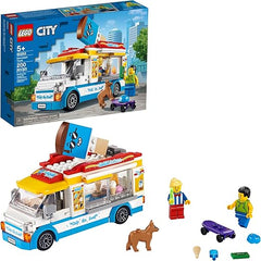 LEGO City Ice-Cream Truck 60253, Cool Building Set for Kids, New 2020 (200 Pieces)