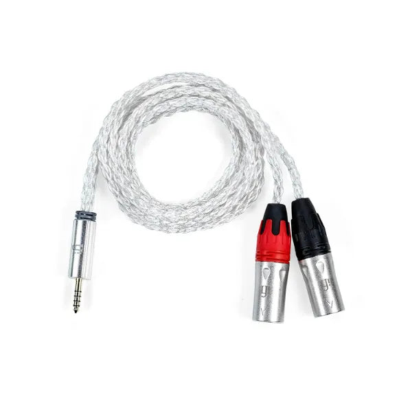 iFi Audio 4.4mm Balanced Aluminium Alloy Cable (1 metre) – High-Purity OFHC Copper, Silver Matrix, Audiophile Cable for Hi-Fi DACs, Amps