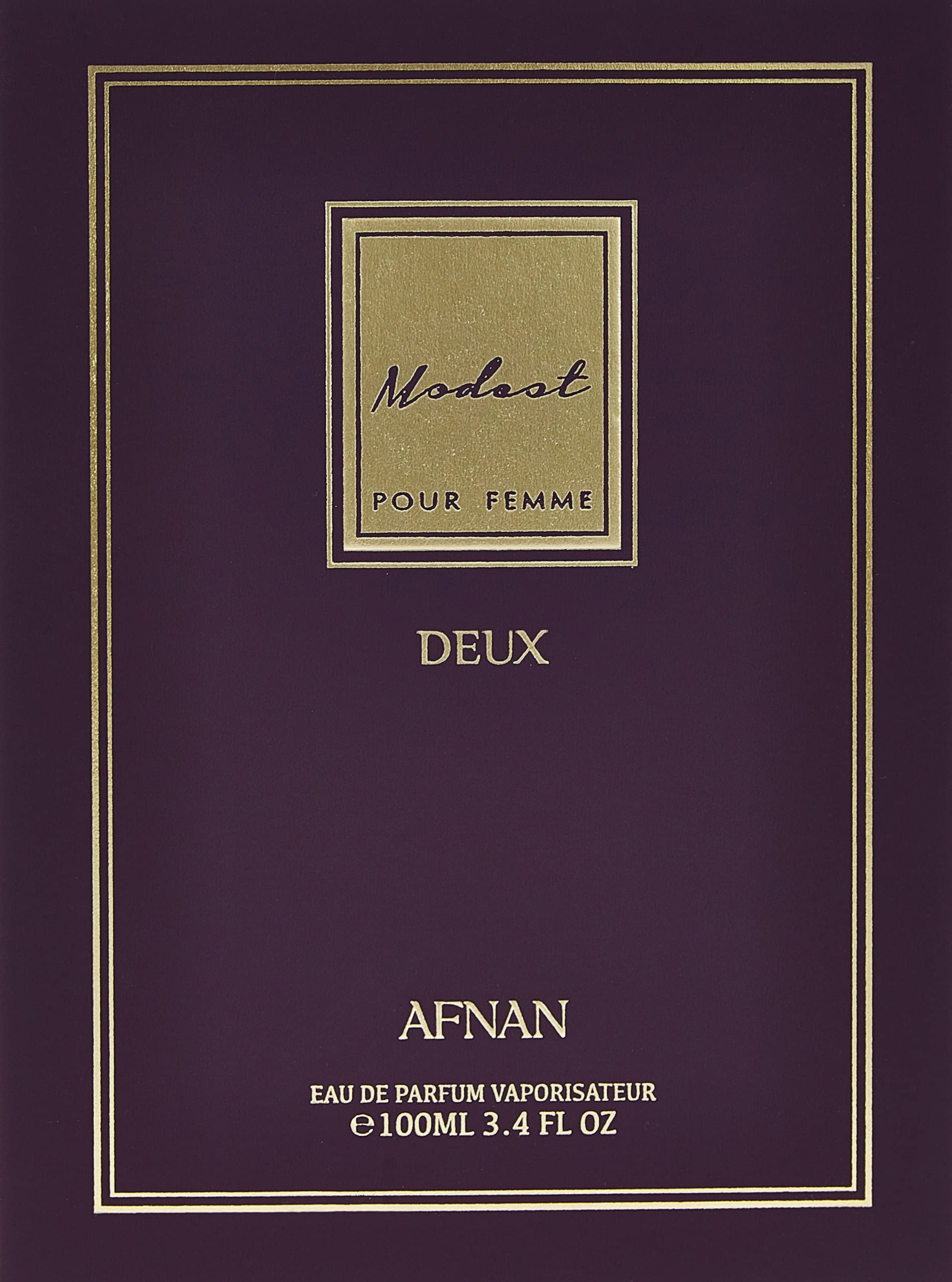 Afnan Modest Pour Femme Deux Eau De Parfum Spray