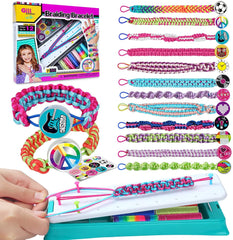 LIENJAER Friendship Bracelet Making Kit for Girls, DIY Craft Kits Toys for 8-10 Years Old Jewelry Maker Kids. Favored Birthday Christmas Gifts for Ages 6-12yr. Party Supply and Travel Activities