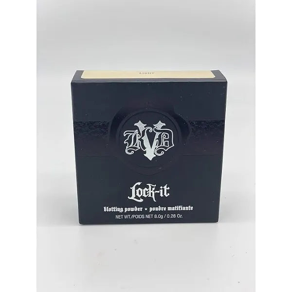 KVD Beauty Lock-It Refillable Mattifying Pressed Finishing Powder Light