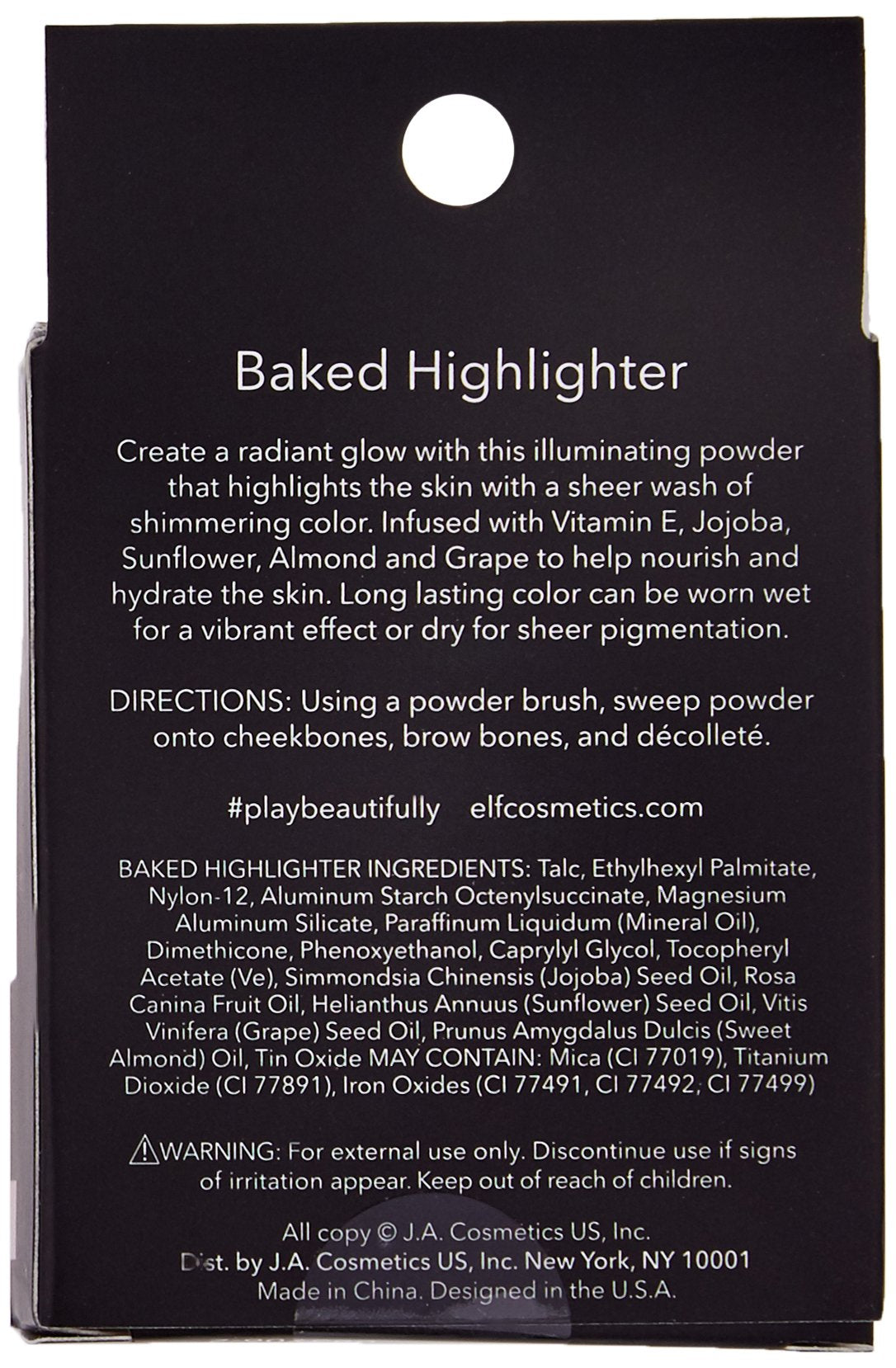 e.l.f. Baked Highlighter, Blush Gems, 0.17 Ounce (Pack of 72)