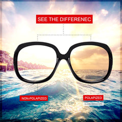 AkoaDa Polarized Sunglasses for Women, UV400 Lens Sunglasses for Female Ladies Fashionwear Pop Polarized Sun Eye Glass