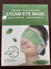 Steam Eye Mask 16 Packs Heated Eye Mask for Dark Circles and Puffiness Disposable Soothing Headache Relief, Steam Sleep Mask for Puffy Eyes, Skincare, Hydrating and Relieve eye fatigue (Unscented)