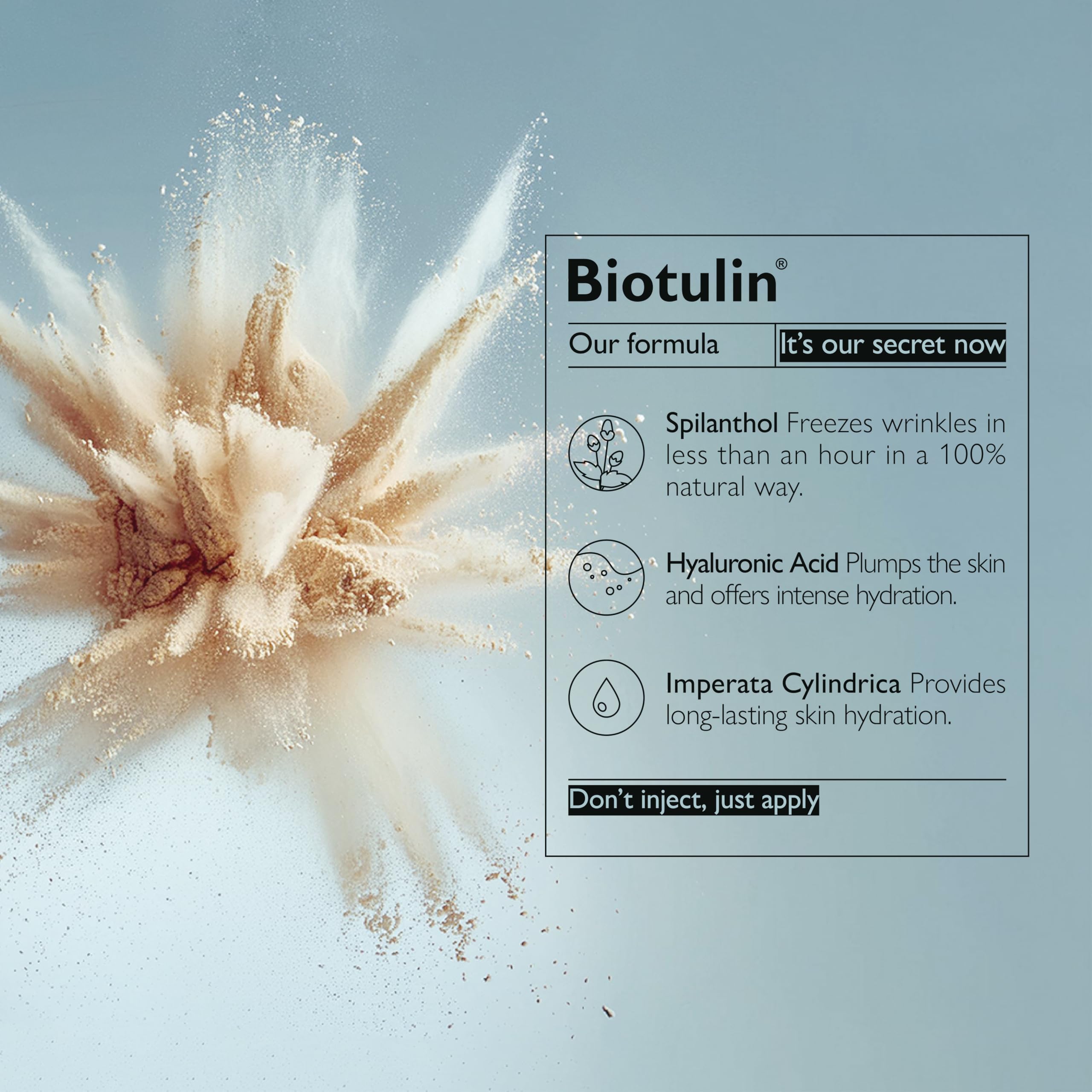 BIOTULIN Hydrolon Magic Loose Powder I Anti Aging Matte Face Powder with Hyaluronic Acid I Anti Wrinkle Makeup