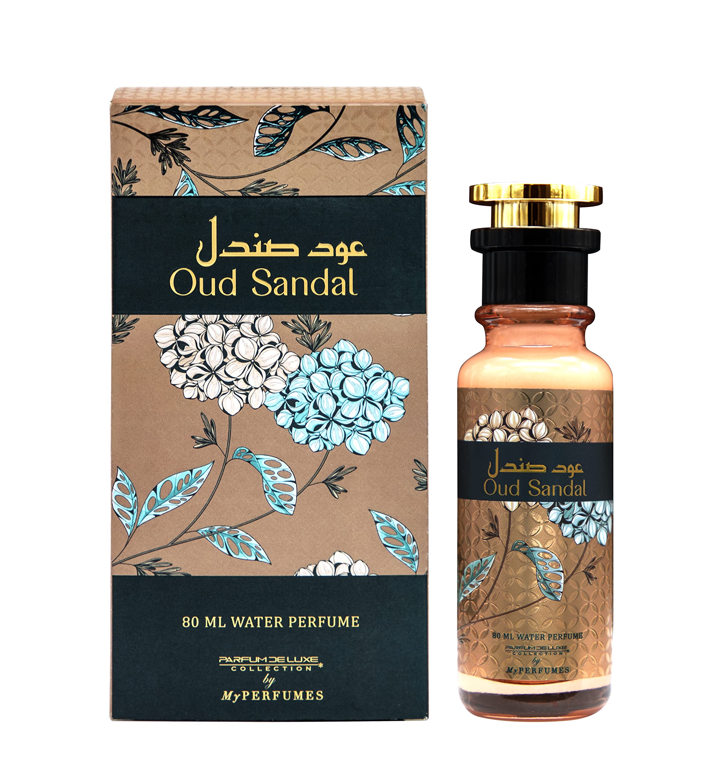 My Perfumes OUD SANDAL from PARFUM DELUXE Non Alcoholic Halal Perfume for Men and Women 80ml Long Lasting and Alcohol Free