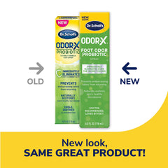 Dr. Scholl's Probiotic Foot Spray 4oz Immediately Eliminates and Prevents Odors from Returning Shoe Deoderizer, 4 Ounce