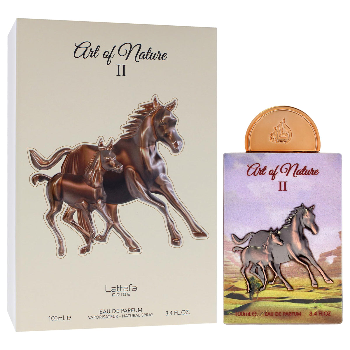 Lattafa Pride Art of Nature II for Unisex Eau de Parfum Spray - 3.4 Ounce / 100 ml