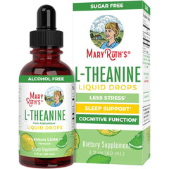 MaryRuth's L Theanine 200mg Liquid Drops for Adults & Kids, 30 Servings | Mood Support, Focus Supplement, Natural Sleep Support, Vegan, Non-GMO