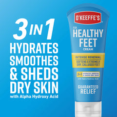 O'Keeffe's Healthy Feet Exfoliating Foot Cream, 3 ounce Tube