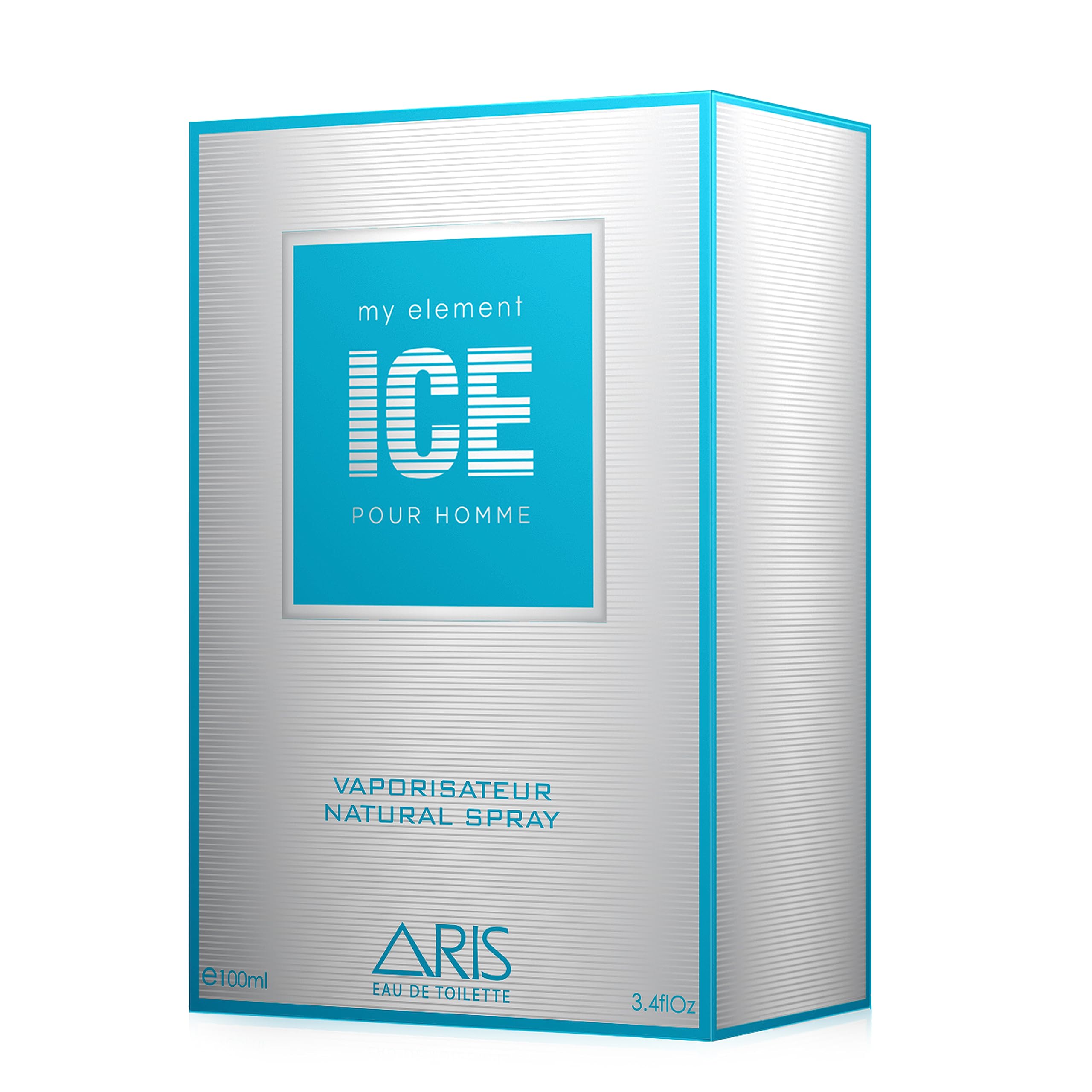 Ice by Aris: Eau de Parfum | Perfume for Men/Cologne for Men | Fresh Fruity and Floral Fragrance | Long Lasting Perfume for Men - 100ml