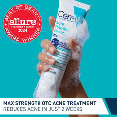 CeraVe Foaming Acne Face and Body Wash with Benzoyl Peroxide, Hyaluronic Acid, and Niacinamide - 5oz
