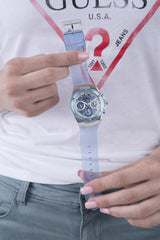 GUESS Ladies Sport Clear Multifunction 39mm Watch