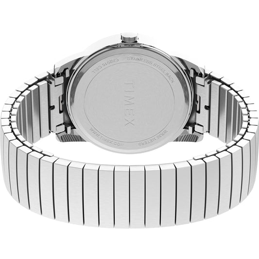 Timex Men's Easy Reader Watch - Silver-Tone/Silver-Tone/White/B/38mm