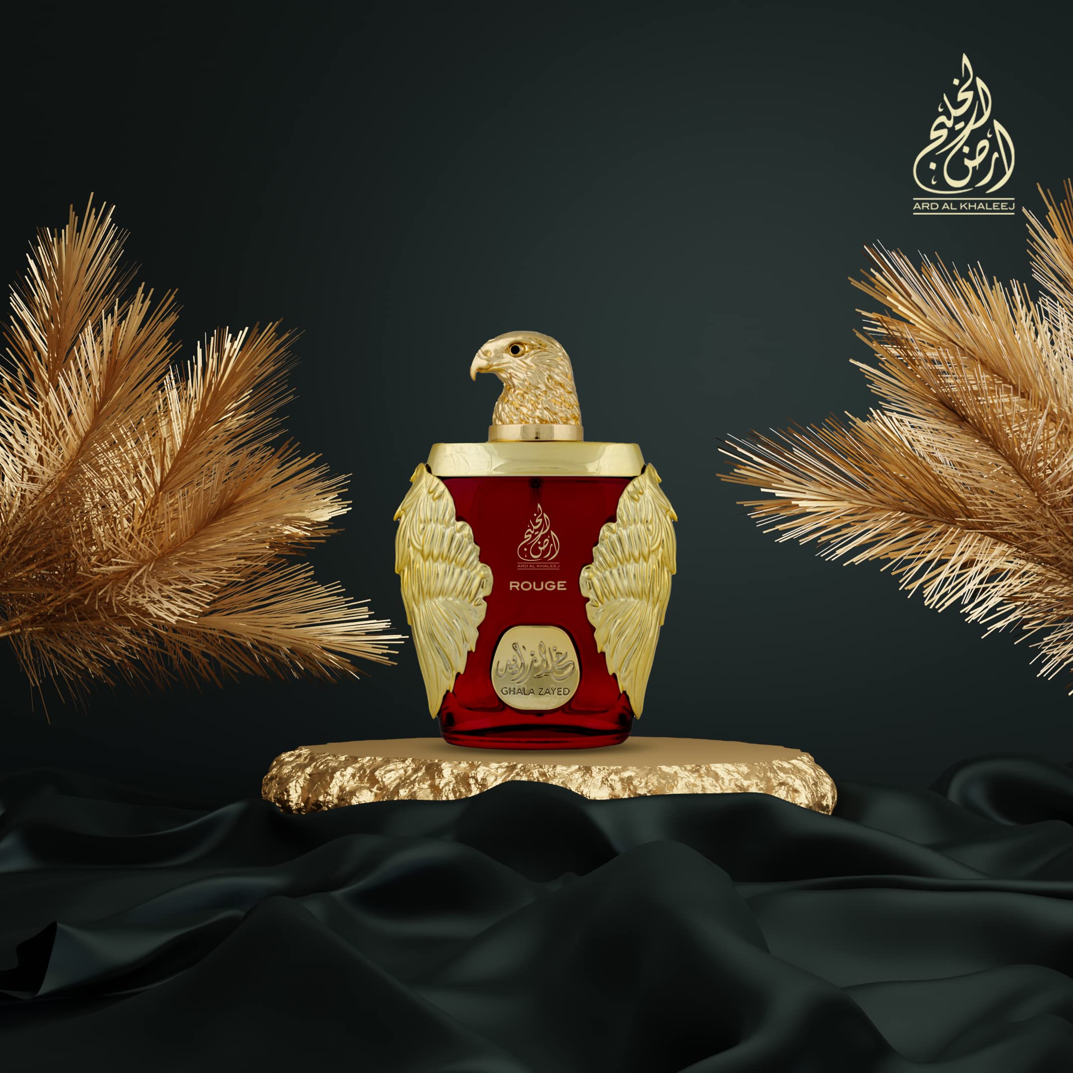 MAMLAKAT AL OUD Ard Khaleej Ghala Zayed Luxury Rouge For Men Eau De Parfum, 100ml