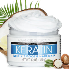Advanced Clinicals Keratin Treatment Mask (354 ml)