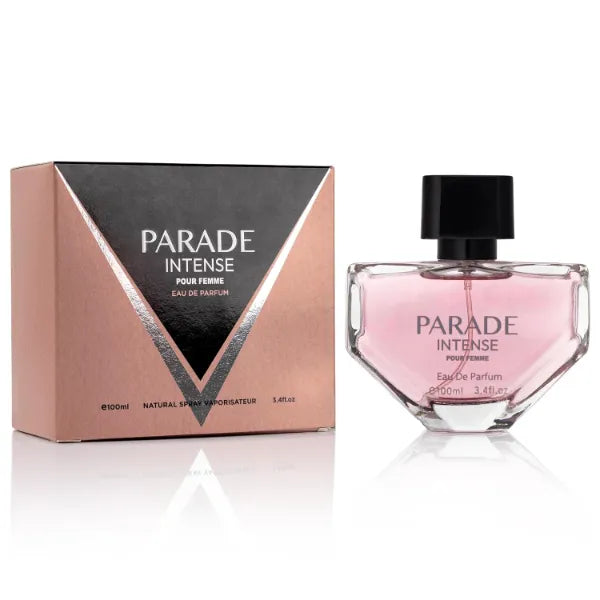 URBAN COLLECTION Parade Intense Perfume for Women, Floral Ambery Woody Fragrance, Luminous Jasmine Neroli Amber Vanilla, Moss Musk, Long Lasting Intense Luxury Scent 3.4 oz / 100ml