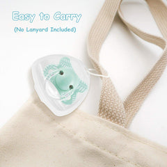 LODROC Pacifier Case Pacifier Holder Case Pacifier Clip Binky Holder Case Pacifier Box Pacifier Accessories 6 Pack Transparent