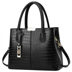 COCIFER Purses and Handbags for Women Shoulder Tote Bags Top Handle Satchel (XMB883) - Black