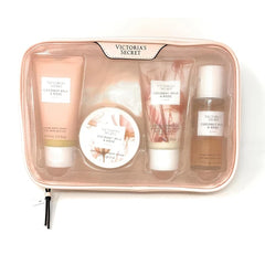 Victoria's Secret Coconut Milk & Rose Travel Set: Body Wash, Scrub, Lotion, Mist