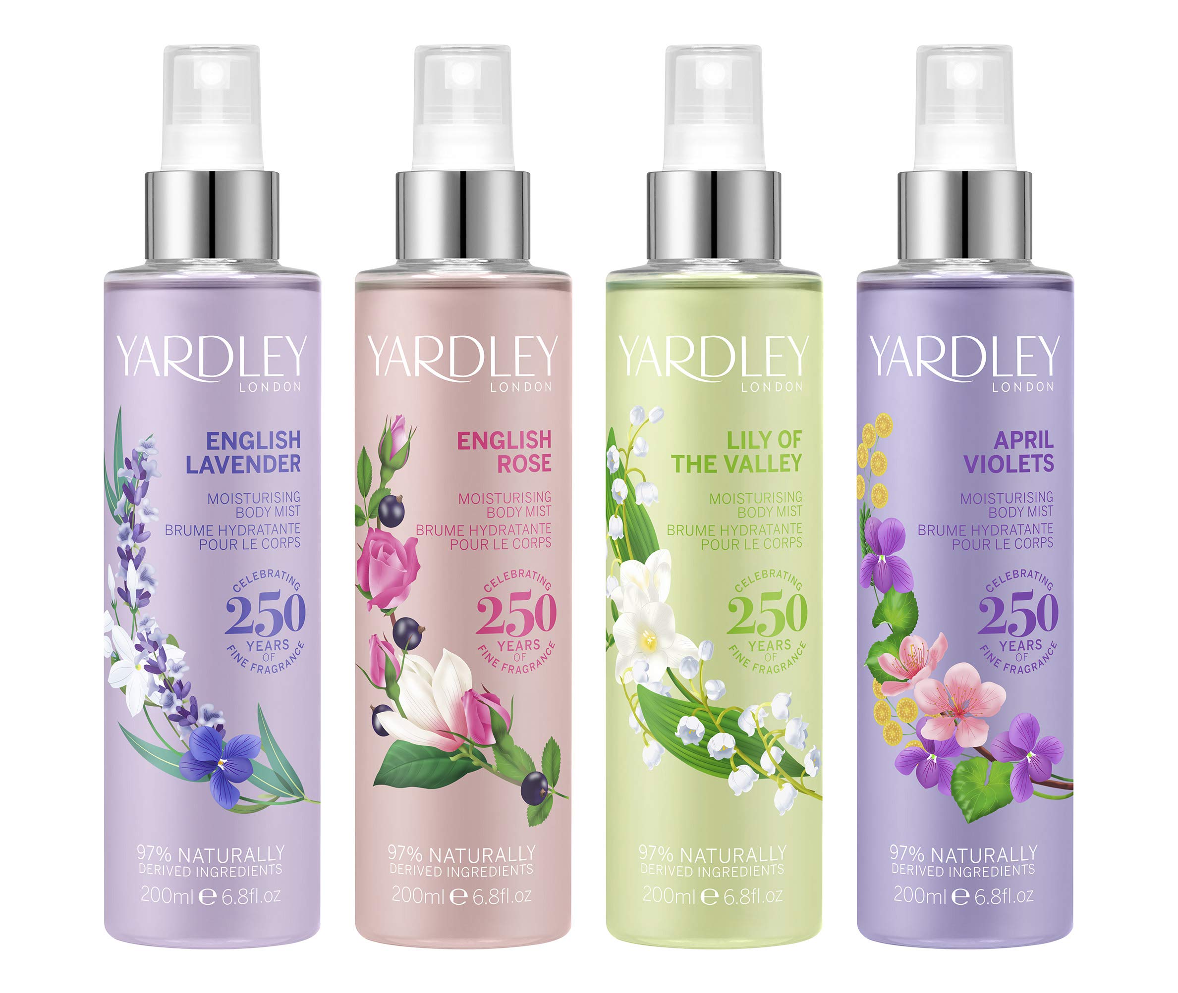 Yardley London April Violets Fragrance Mist 200 ml