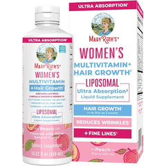 MARYRUTH'S Women's Multivitamin + Hair Growth Liquid Liposomal, 15.22 Fl Oz | 15.22 Fl Oz