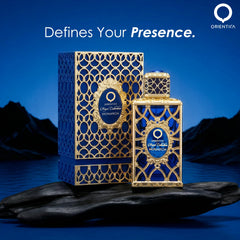 Orientica Royal Monarch Eau De Parfum 2.7oz/80ml – Cologne for Men - Notes of Pear, Mandarin, Bergamot, Amber, Musk - Woody Fresh Arabic Perfume for Men & Women - Perfumes Arabes Para Hombres y Mujer