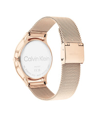 Calvin Klein TIMELESS MESH 38MM Women's Watch, Analog - Gold