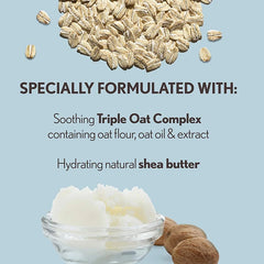 Aveeno Skin Relief Fragrance-Free Moisturizing Lotion for Sensitive Skin, with Natural Shea Butter & Triple Oat Complex, Unscented Therapeutic Body Lotion for Itchy, Extra-Dry Skin, 18 fl. oz (Pack of 3)