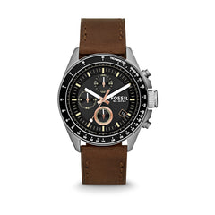 Fossil Decker Chronograph Black Dial Men's Watch-CH2885