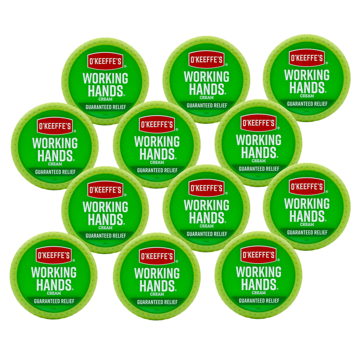 O'Keeffe's K0350002-12 Working Hands Hand Cream in Jar (12 Pack), 3.2 oz