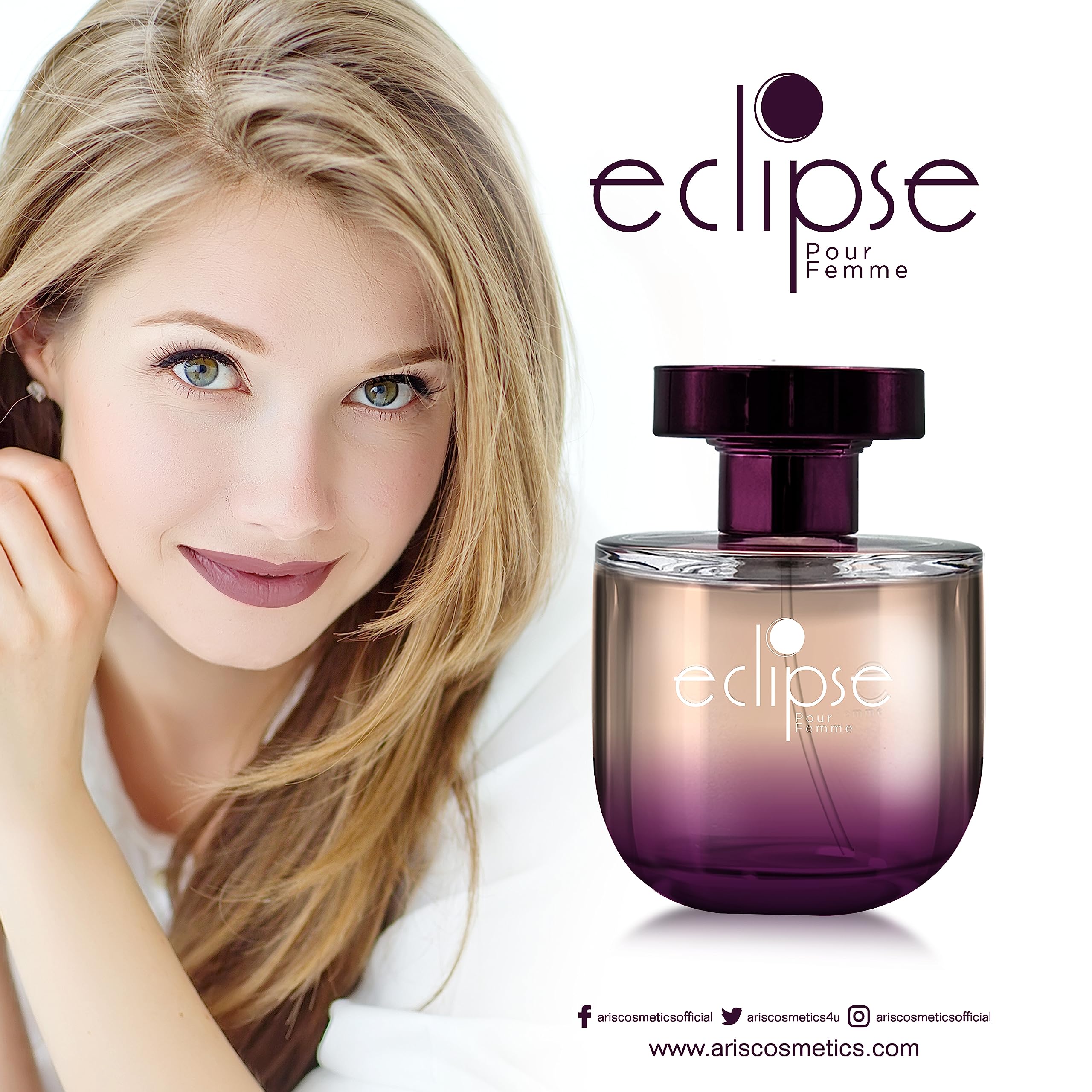 Eclipse by Aris: Eau de Parfum Spray | EDP Women's Fragrance| Cologne for Women | Perfume for Women | Floral and Fruity Fragrance | Long-lasting Perfume for Women | Ideal Gift | 100ml