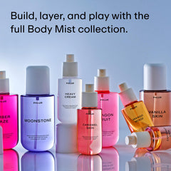 Moonstone Body Mist - Hair & Body Mist for Women & Men Fragrance - Apple, Lemon, Jasmine, Sandalwood & Vanilla Body Spray (8 Fl Oz)
