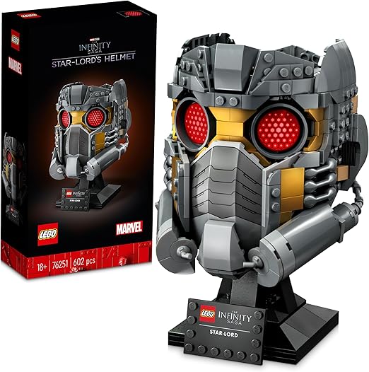 LEGO® Marvel Star-Lord’s Helmet 76251 Building Kit (602 Pieces)