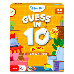 Skillmatics Guess in 10 Junior Inside My House for Kids, Boys, Girls, Who Love Card Games, Board Games & Educational Toys, Gifts for Ages 3, 4, 5, 6