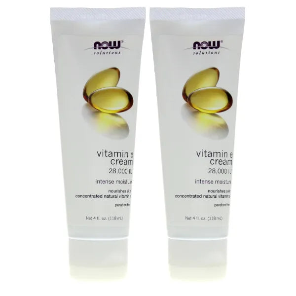 NOW Foods Vitamin E Cream 28,000 IU - 4 oz. (2 Pack)