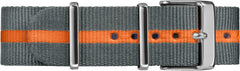 Timex Weekender 38 mm Watch - Gray/Orange Stripe