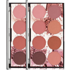 MISS ROSE M 8 Colors Face Blush Palette,Professional Facial Makeup Blusher,Natural and Long Lasting Delicate Contour Palette,Highlight Blush Palette (8 colors)
